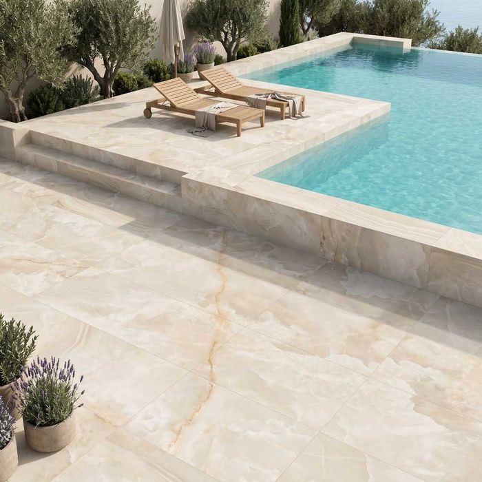 Gresie tip marmura Charisma Cream F P 600X1200X8 R Somat