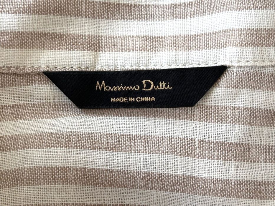 Massimo Dutti ленена елегантна туника
