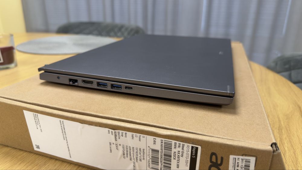 Лаптоп Acer Aspire 5  A515-57G – Пълен комплект с кутия + Подарък мишка!