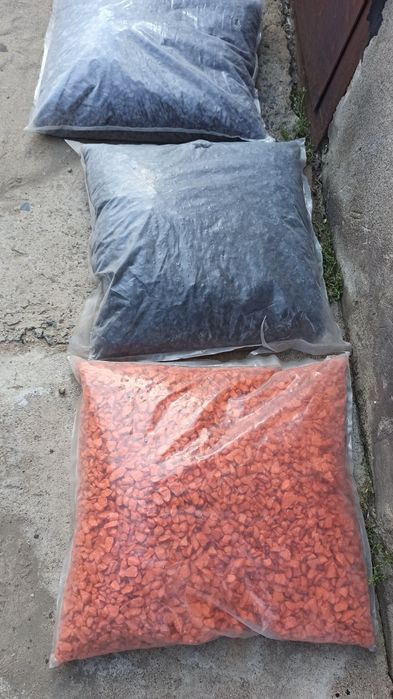 Щебень цветной декоративный декор