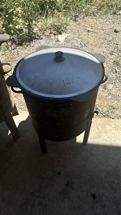 Казаны дюралюминий и чугунные