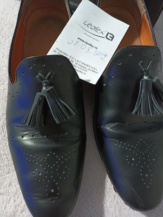 Pantofi bărbați din piele