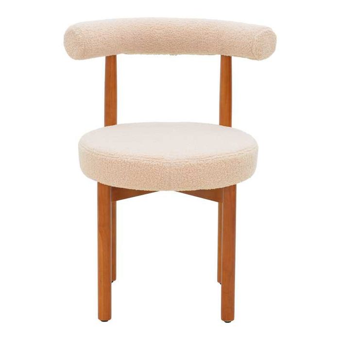 Стол, Fenza, Орех, Черен, Дърво, 60х54х75см.