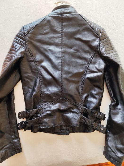 Дамско яке еко кожа