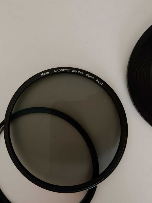 kase filters 82 mm: magnetic CPL + ND64 + ND8 + cap + magnetic ring