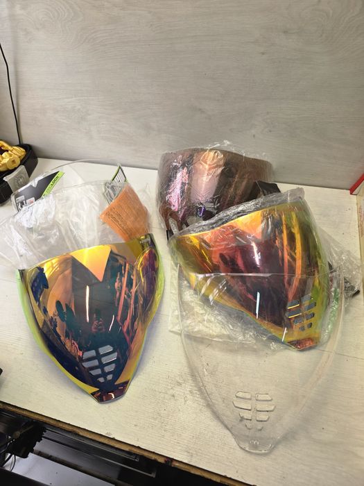 Icon AIRFLITE Battlescar 2 Helmet Каска Нова с Визьори Размер L 59-60