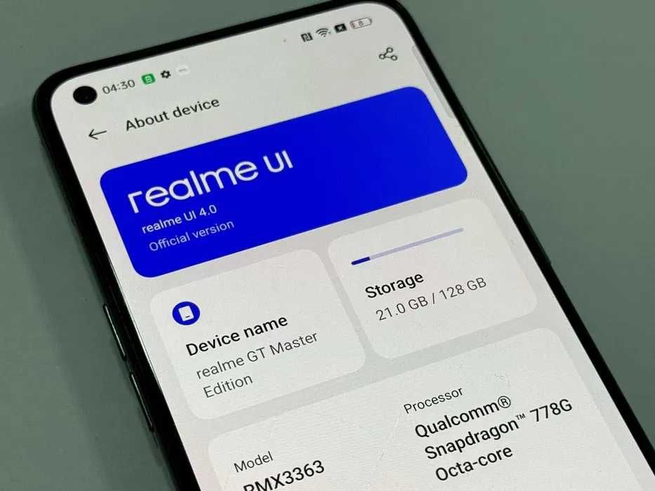realme GT Master 5G 128GB 6GB RAM