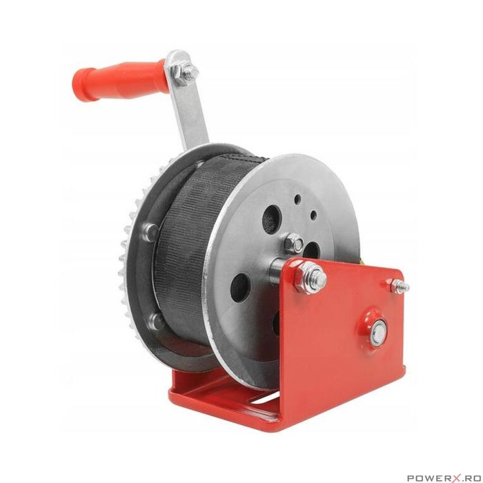 Troliu manual, vinci, 850 Kg, lungime curea 10m, grosime cablu 5 mm,