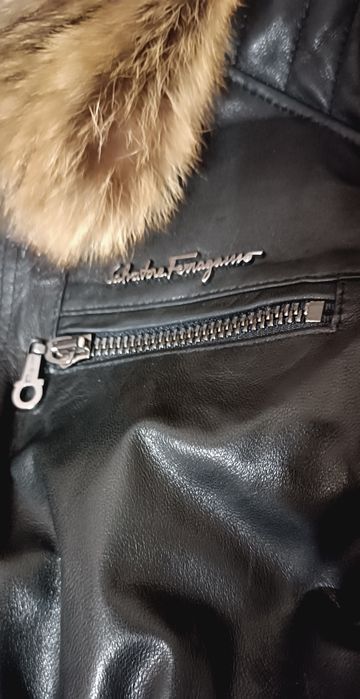 Луксозно Кожено Мъжко Яке.