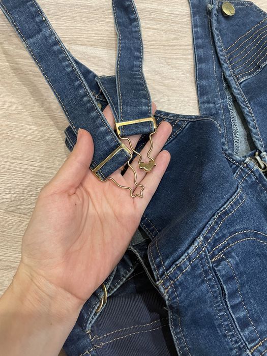 Продам джинсовый комбинезон для беременных