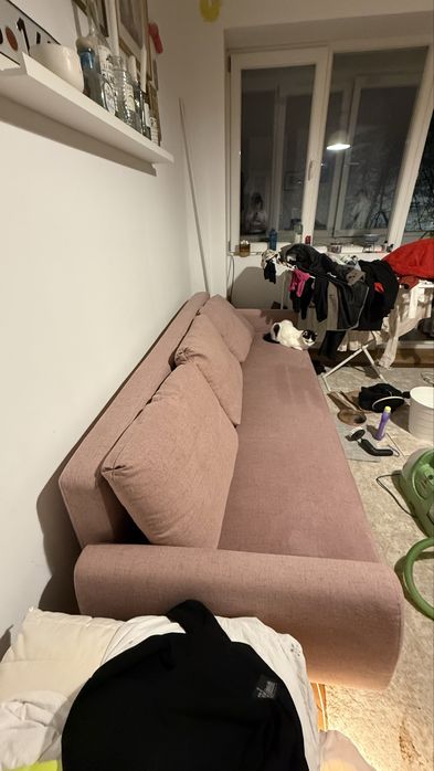 Canapea extensibila ikea mid century style