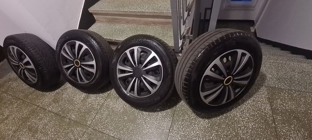Anvelope astra g pe 15' de vara,jante tabla,capace