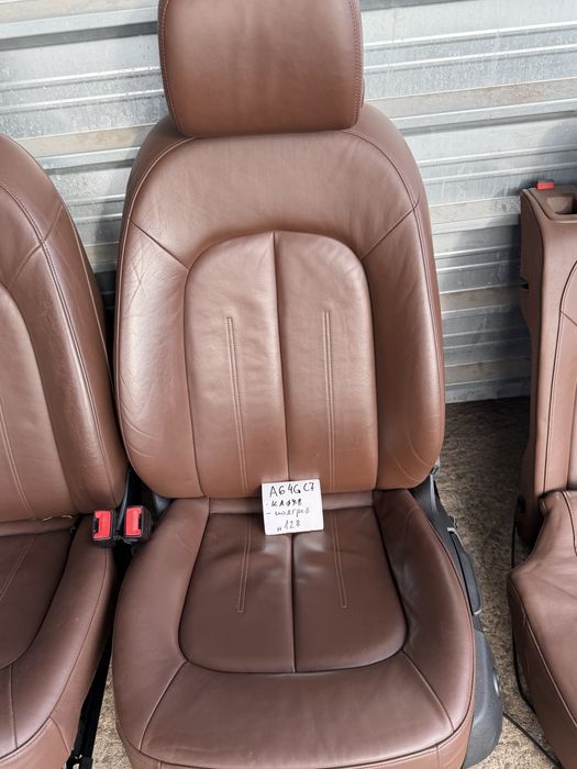 Кожен салон Audi A6 A7 4G с подгрев надуване Седалки Ауди А6 Н128