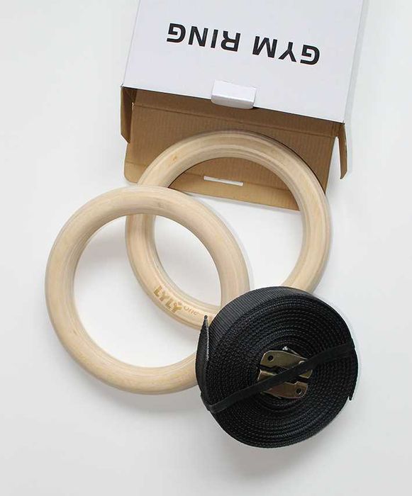 Дървени Гимнастически Халки с маркери * Нови * lyly.one