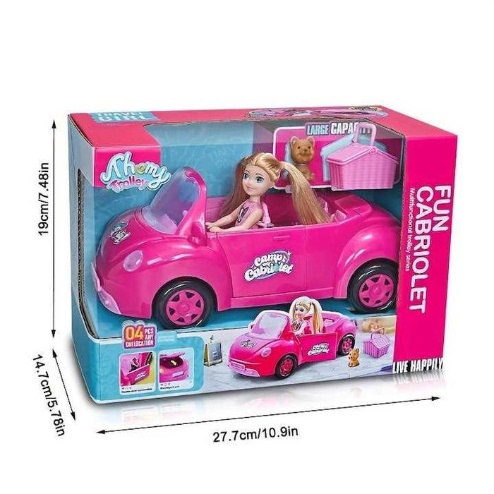 Комплект Кукла с кола и аксесоари