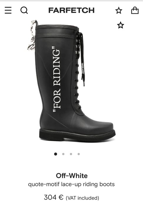 Cizme de ploaie Off- white