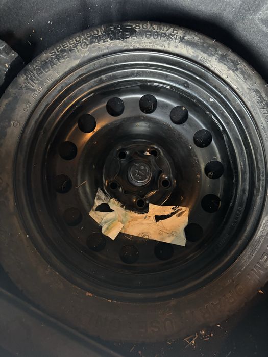 Roata rezerva si chit pana originale vw