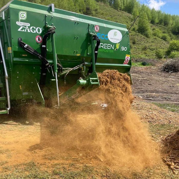 Tocător crengi și materiale vegetale Zago 9m3 / 15m3