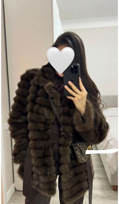 Шуба эко женская