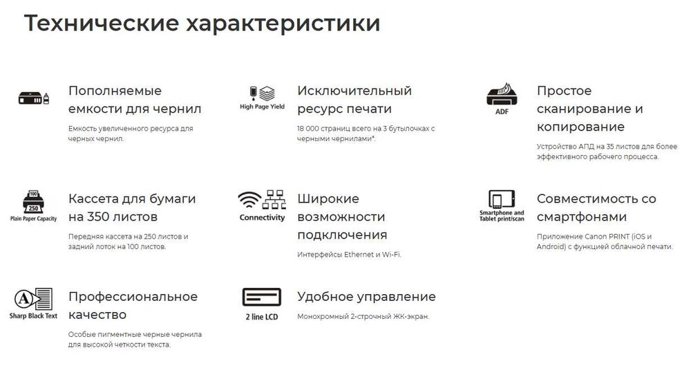 НОВЫЙ! Черно-белый МФУ Canon PIXMA GM4040