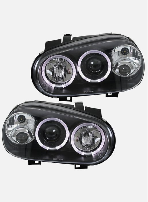 Vând set faruri HD Karosserieteile pentru Volkswagen Golf4-angel eyes