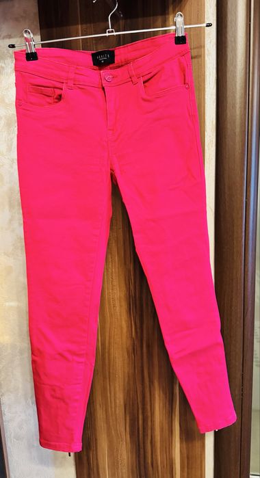 Blugi skinny roz fucsia Mohito