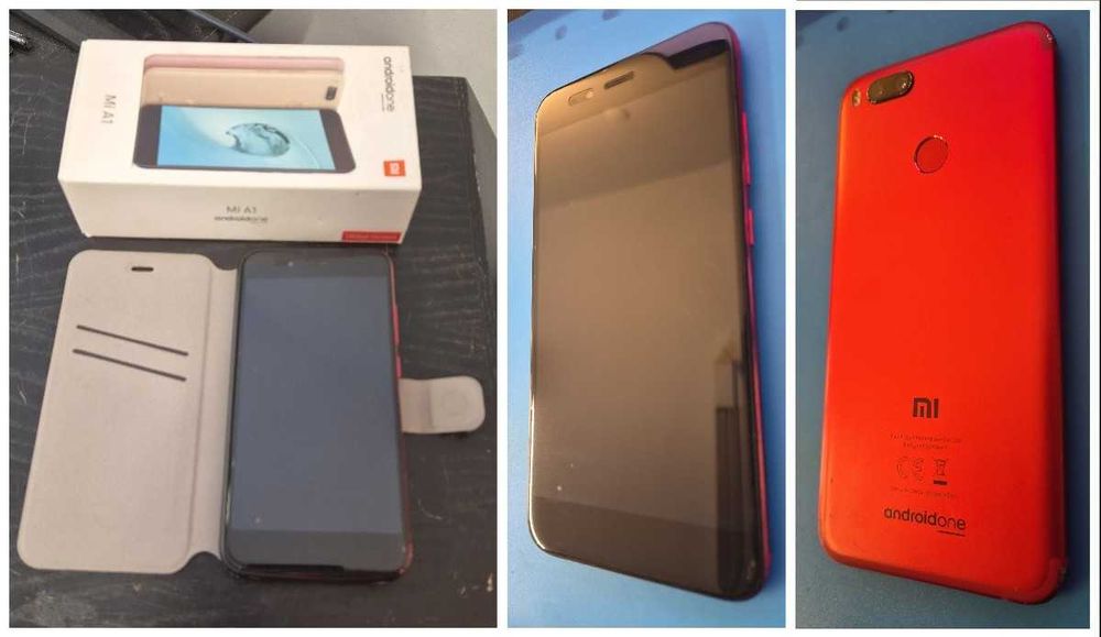 3 смартфона – Samsung S7 Edge, Xiaomi Mi A1 Red и Motorola Moto G
