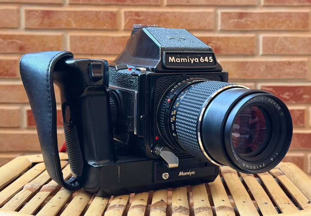 Mamiya 645 Medium Format Film Camera + 150mm f/4 Sekor C
