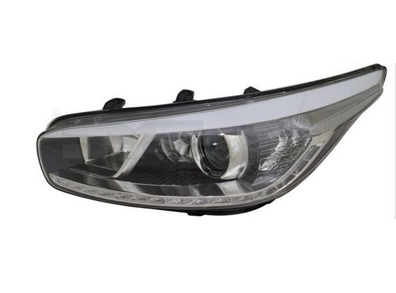 Far Kia Ceed (Eu), 06.2012-09.2012, partea stanga/dreapta, cu lumina pentru curbe; cu lumina timp de zi tip LED; tip bec H7+H7+H7+LED+PY21W; electric; cu motor