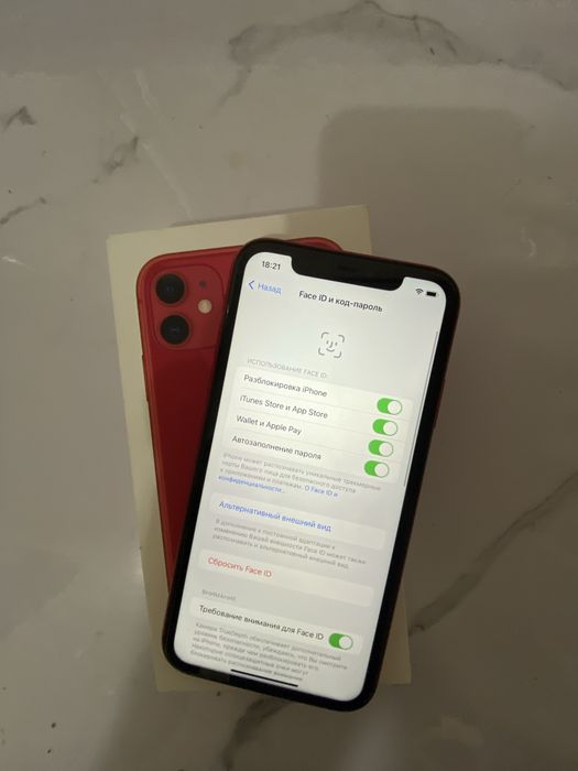 Айфон 11 128гб в иделаным сос