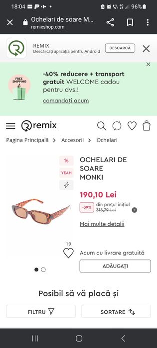 Ochelari soare MONKL