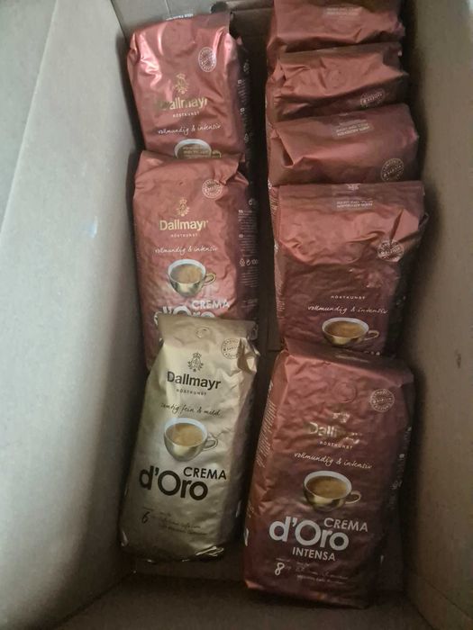 Cafea boabe Lavazza si Dallmayr