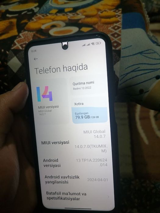 Redmi 10 2022 telifoni