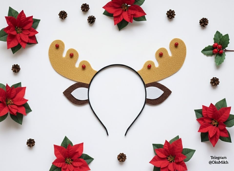 Ободок с Кошачьими ушками