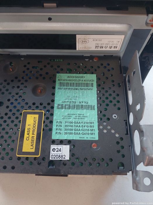 Cd Player Auto Honda Jazz Ii (Gd_, Ge3) [ 2001 - 2008 ] Oem 23219732