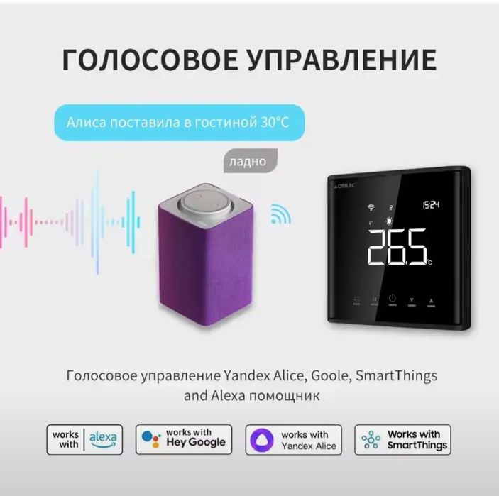 Комнатный термостат.