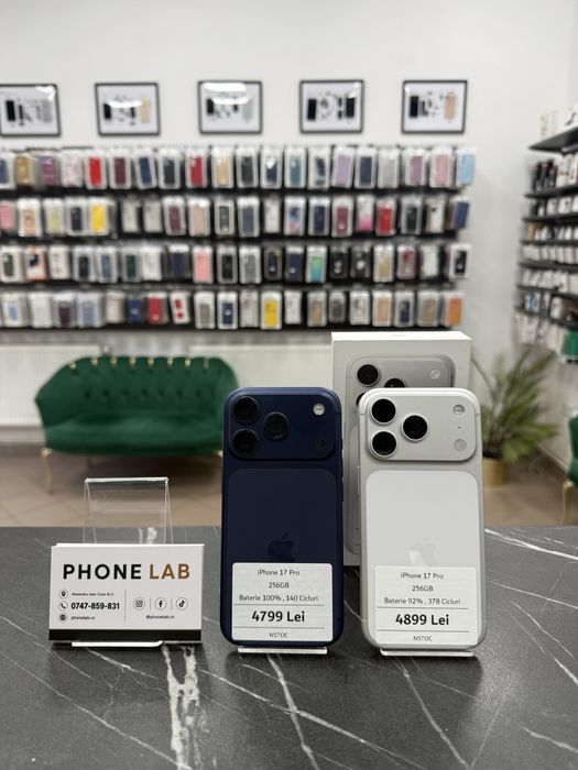 iPhone 17 Pro | 256Gb | Ca NOU | 2 Ani Garantie | phonelab.ro