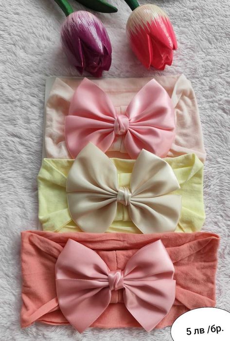 Сладки бебешки ленти за глава