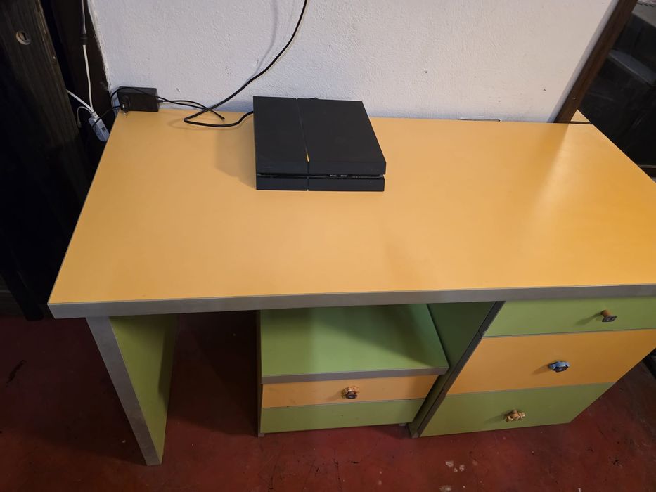 Pat+birou+comoda+noptiera copii