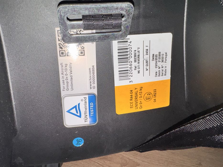 Кошница за кола бебе maxi cosi citi синя