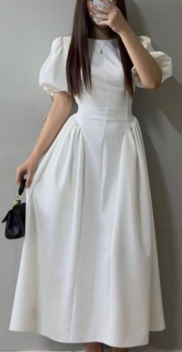 нарядное белое платье