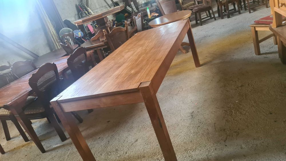 масивна трапезна маса не разтегателна