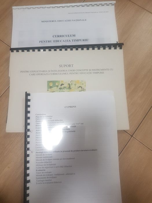 Materiale simplificate pentru nota 10 titularizare/definitivat  preșc