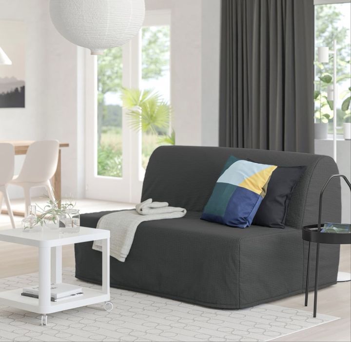 Canapea extensibila Ikea Lycksele Saltea Noua+Husa