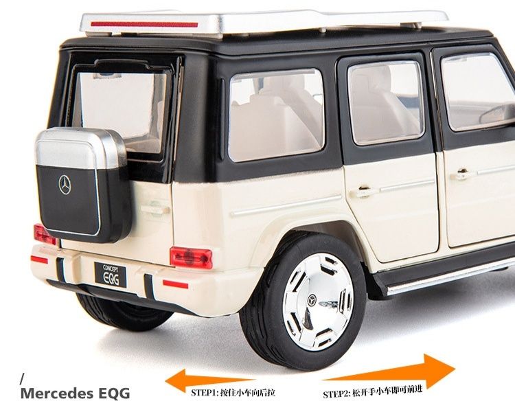 Macheta Mercedes-Benz EQG, metalica, noua, scara 1:24