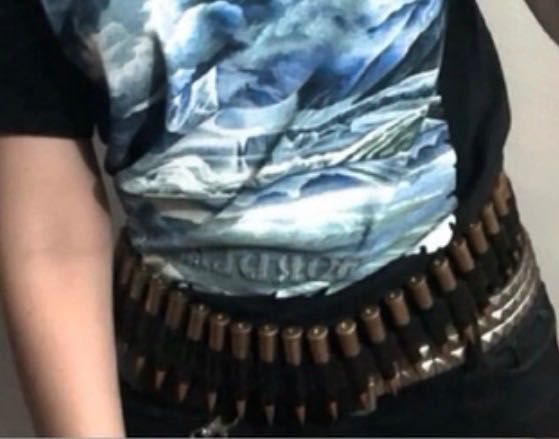 Curea  cu gloante (metalhead)
