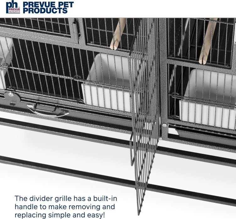 Двойна клетка, преградна стена, решетка, разплод, разделена за мътене