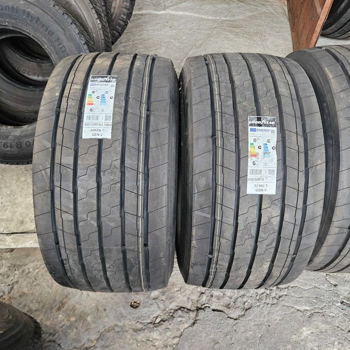 Нови тежкотоварни гуми 435/50R19.5 Goodyear KMaX T Gen-2 160J M+S 3PMFS FRT DOT3825