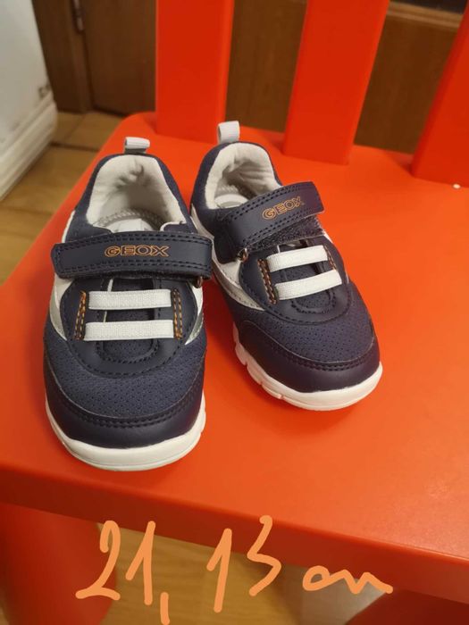 Adidași panza și piele, Geox, 21,13 cm