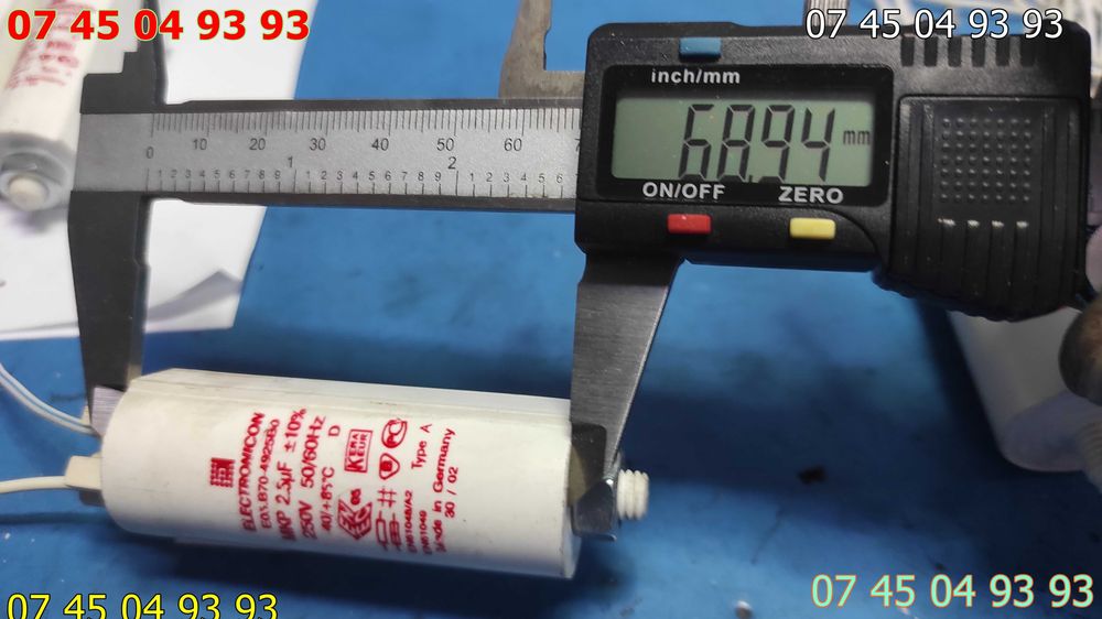condensatori nepolarizati 2.5uF 250v 6.5uF 250v testati cu ESR METRU